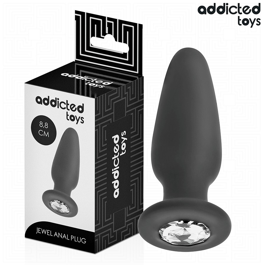 ADDICTED TOYS - KOREK ANALNY Z KLUCZEM ROZMIAR S 8,8 CM